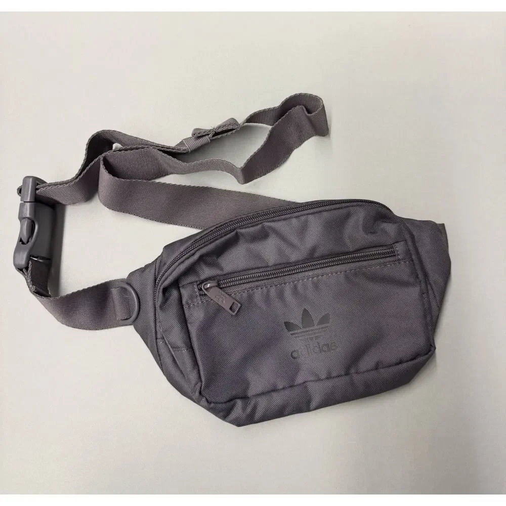 Adidas Originals Gray Waist Pack Fanny Pack Belt Bag OS NWOT